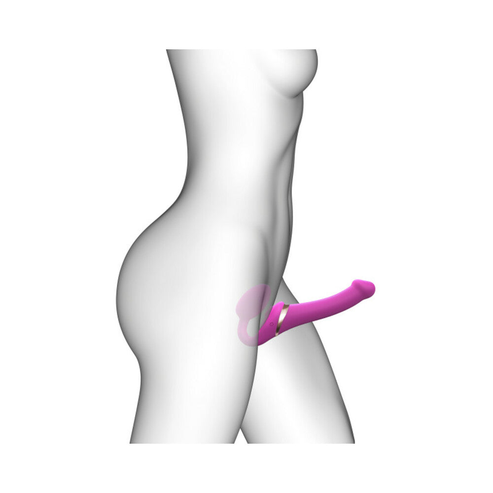 Strap-On-Me Multi Orgasm Bendable Strapless Strap-On Fuchsia Large - Image 3