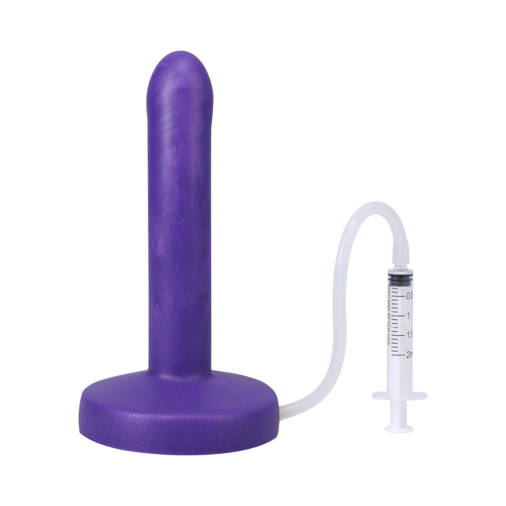 Tantus POP Slim Squirting Dildo Indiglow (Bag) - Image 4