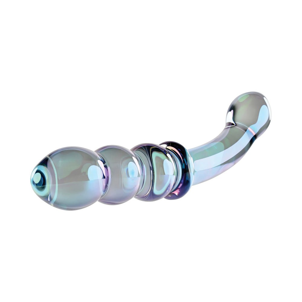 Gender X Lustrous Galaxy Wand 7.3 in. Dual-Ended Glass Dildo Multi-Color - Image 6