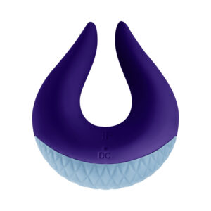 FemmeFunn Volea Rechargeable Silicone Fluttering Tip Vibrator Dark Purple - Image 2