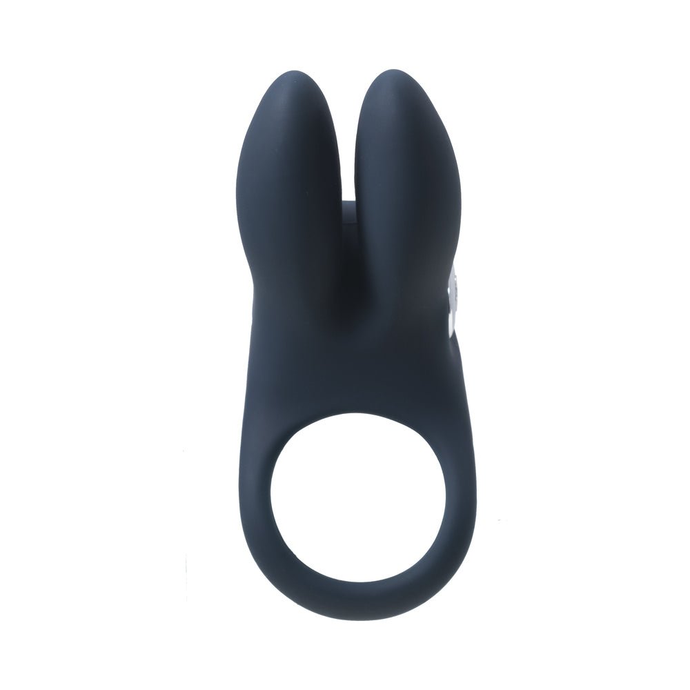 VeDO Sexy Bunny Rechargeable Vibrating C-Ring Black Pearl - Image 3