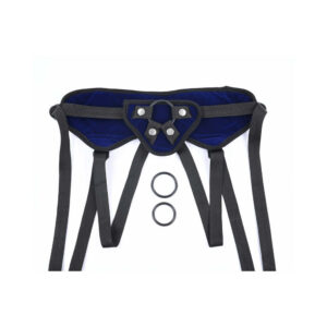 Alternative view of Sportsheets Lush Adjustable Cobalt Strap-On Harness