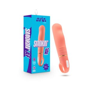 Aria Smokin'' AF Silicone Vibrator Coral