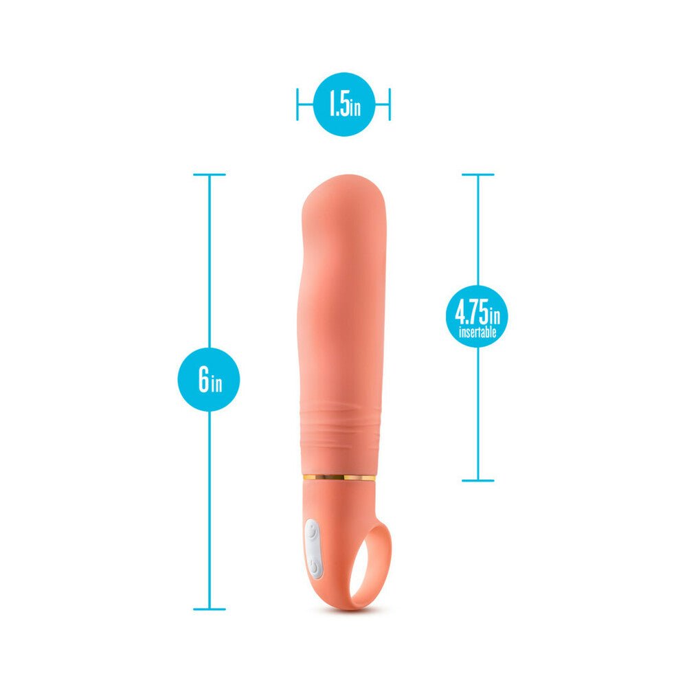 Aria Smokin'' AF Silicone Vibrator Coral - Image 5