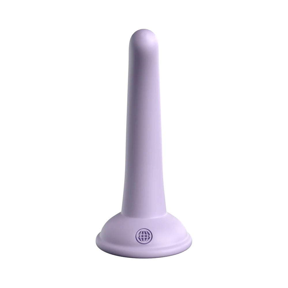 Dillio Platinum Collection Curious Five 5 in. Silicone Dildo Purple - Image 4