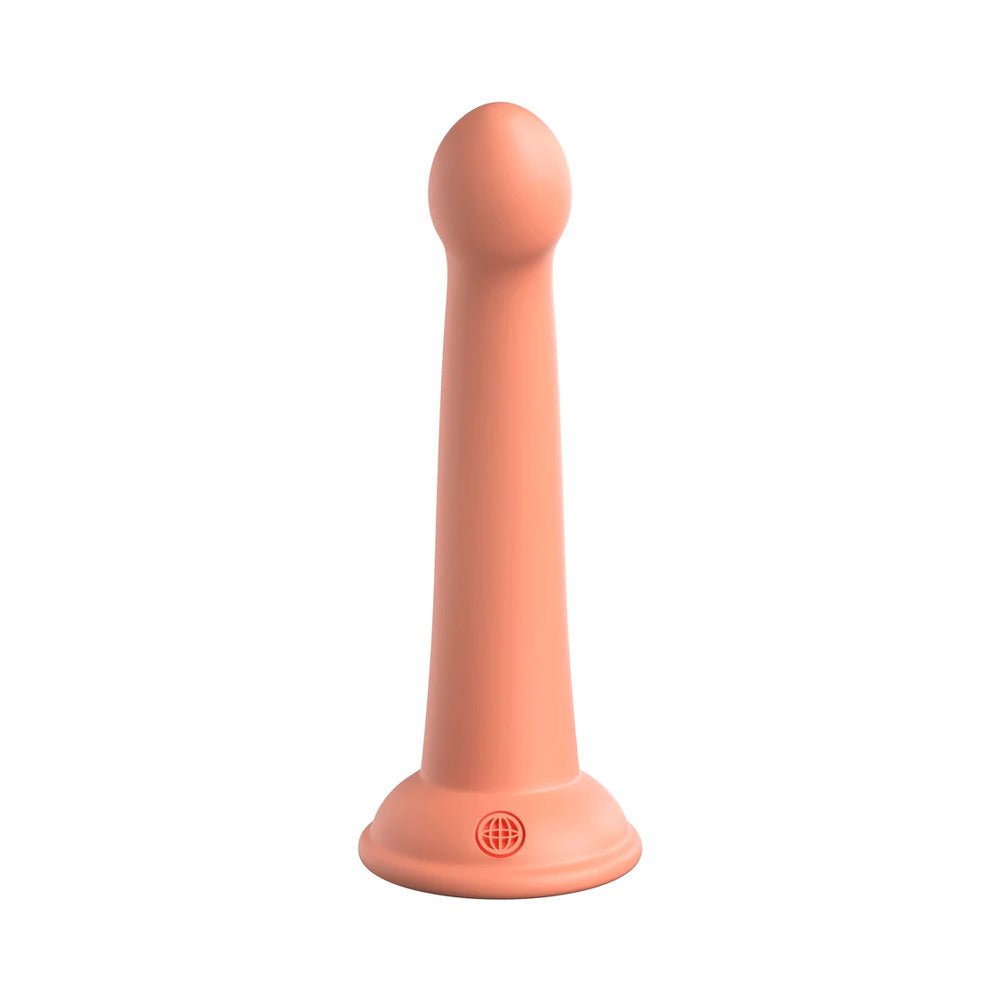Dillio Platinum Collection Secret Explorer 6 in. Silicone Dildo Peach - Image 4