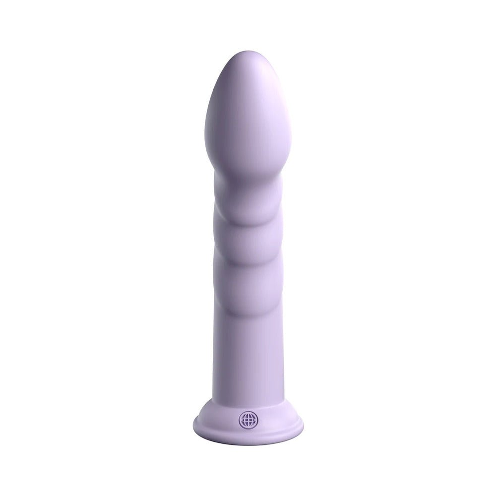 Dillio Platinum Collection Super Eight 8 in. Silicone Dildo Purple - Image 4
