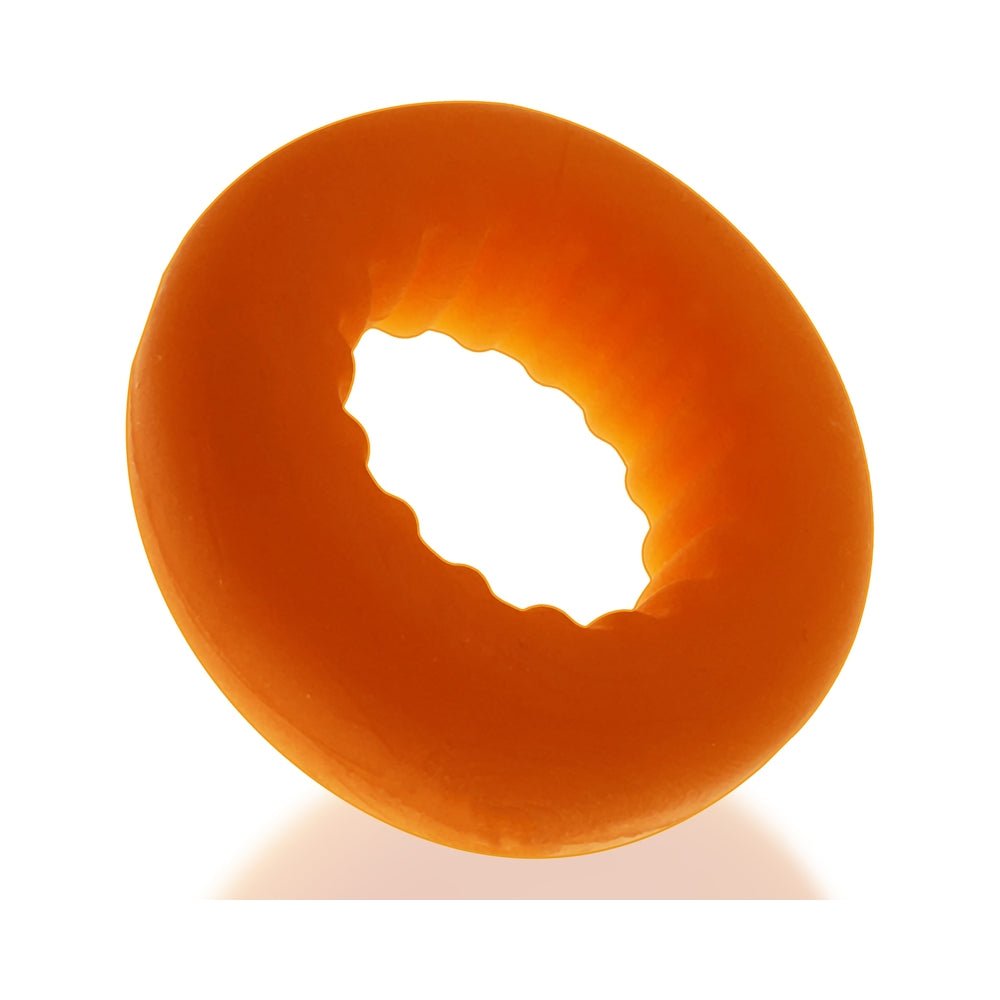 Oxballs Axis Rib Griphold Cockring Orange Ice - Image 3