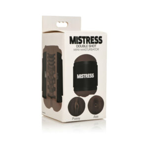 Curve Toys Mistress Double Shot Mini Masturbator Pussy & Ass Dark - Image 7