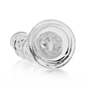 RealRock Crystal Clear Slim 8 in. Dildo Clear - Image 5