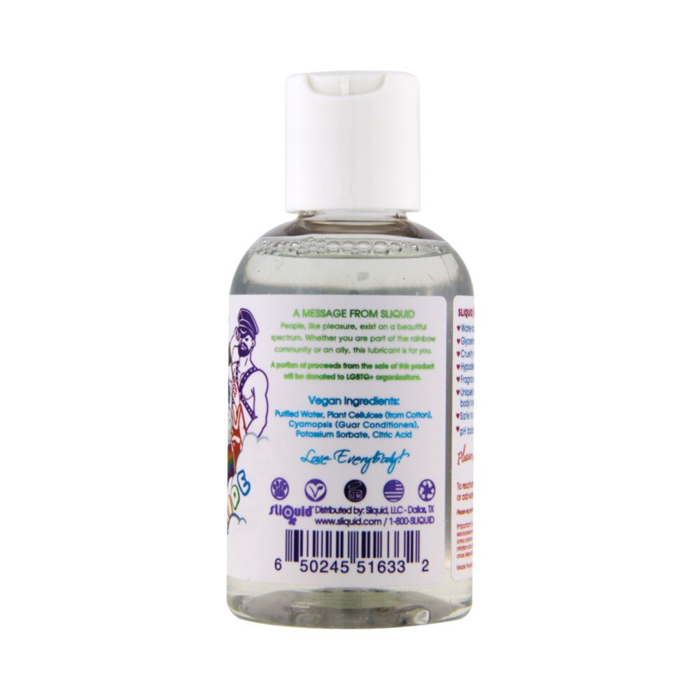 Sliquid Naturals Sparkle Pride Water-Based Lubricant 4.2 oz. - Image 2