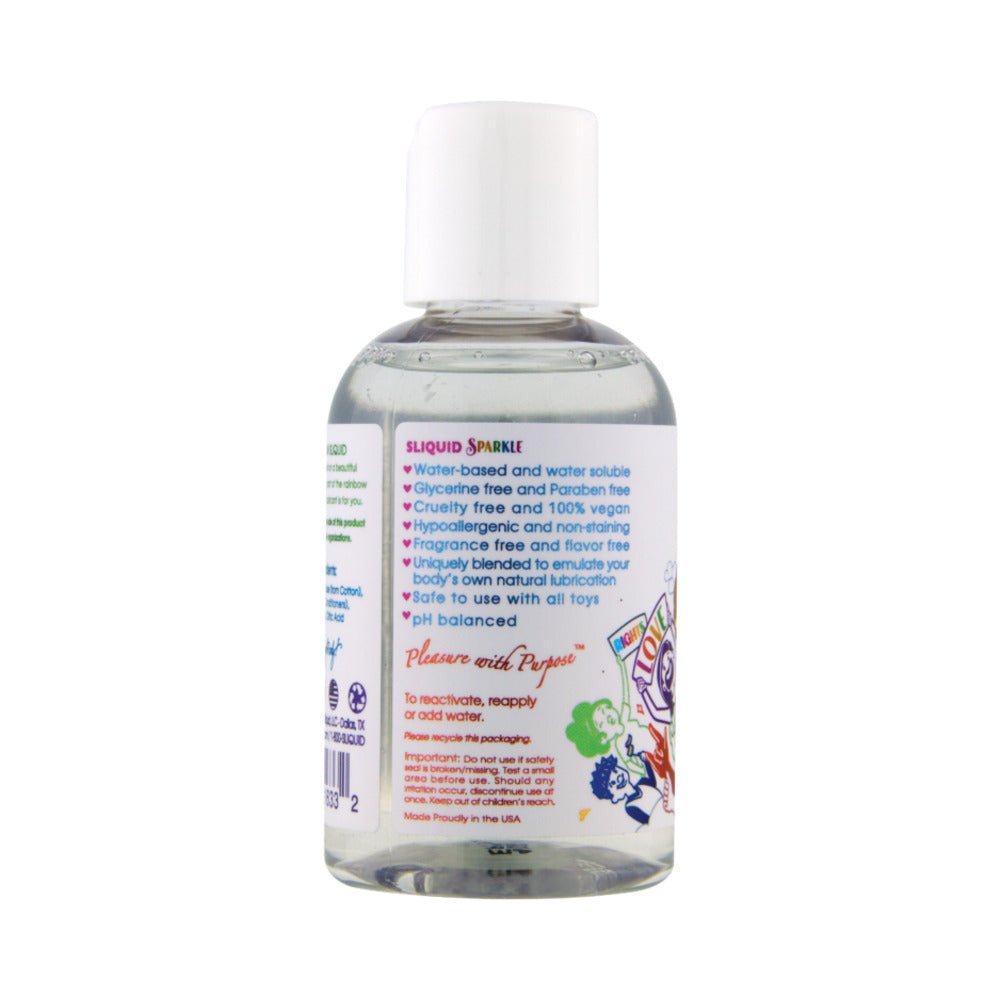 Sliquid Naturals Sparkle Pride Water-Based Lubricant 4.2 oz. - Image 3