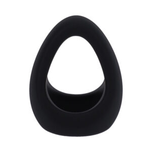 Alternative view of Tantus Stirrup C-Ring Cock and Ball Sling Onyx