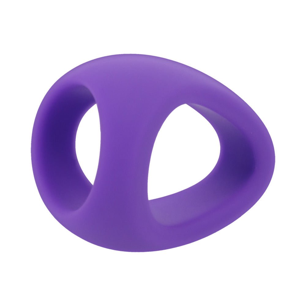 Tantus Stirrup C-Ring Cock and Ball Sling Lilac - Image 5