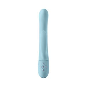 FemmeFunn Balai Rechargeable Silicone Swaying Motion Dual Stimulation Vibrator Light Blue - Image 6