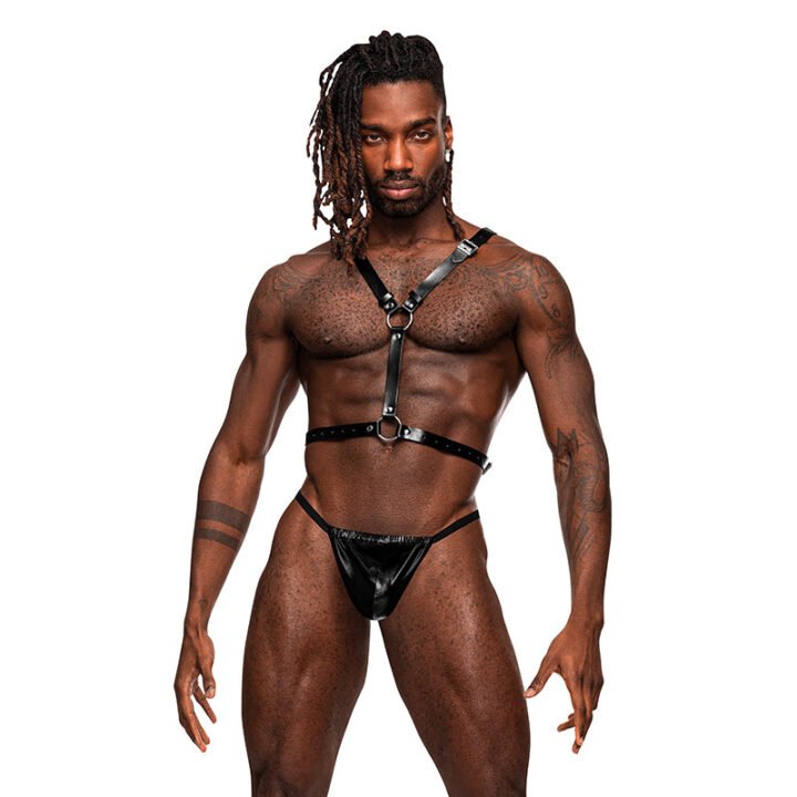 Male Power Leather Men''s Sagittarius Black O/S