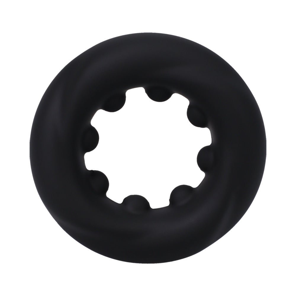 Rock Solid The Twist Silicone C-Ring Black - Image 2