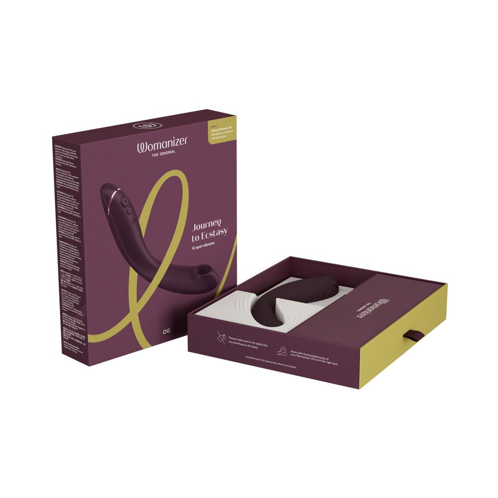 Womanizer OG Rechargeable G-Spot Pleasure Air Stimulator Aubergine - Image 10
