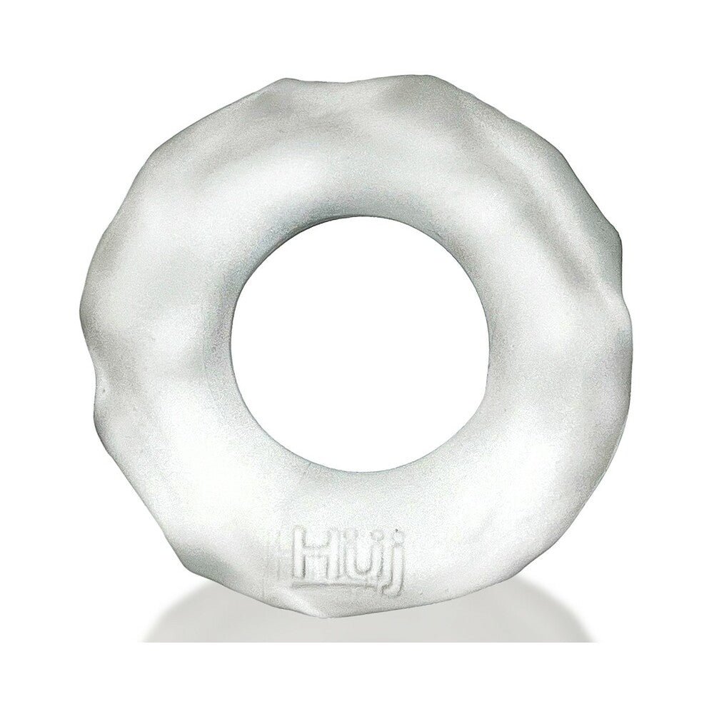 Hunkyjunk Fractal Tactile Cockring Clear Ice - Image 2