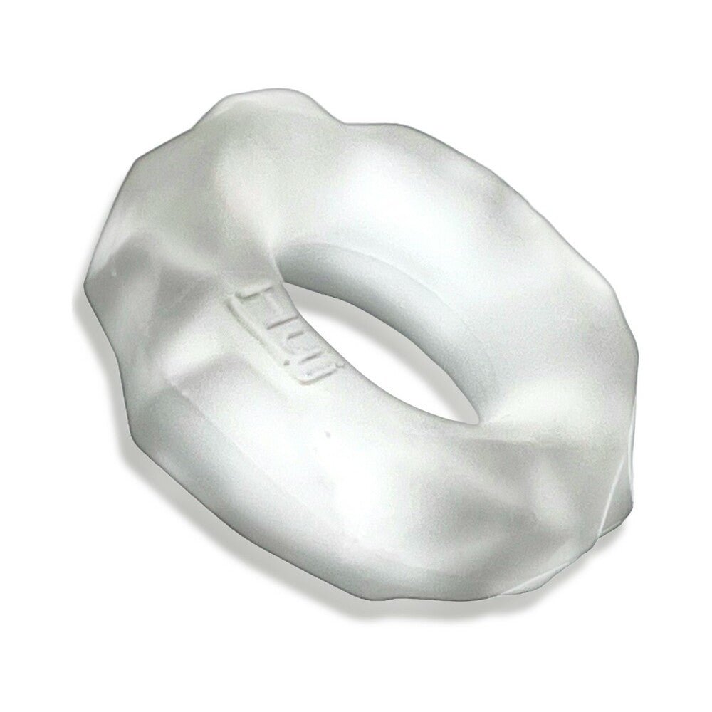Hunkyjunk Fractal Tactile Cockring Clear Ice - Image 3