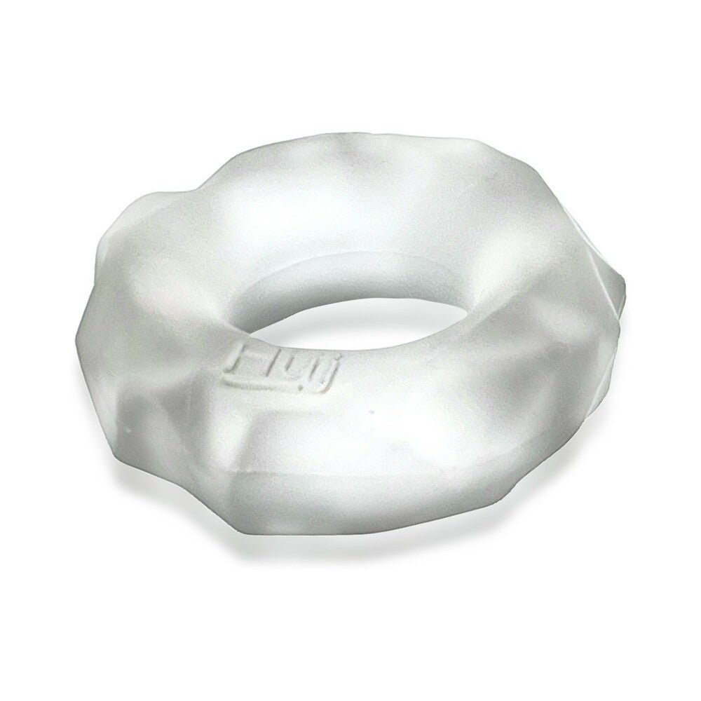 Hunkyjunk Fractal Tactile Cockring Clear Ice - Image 4