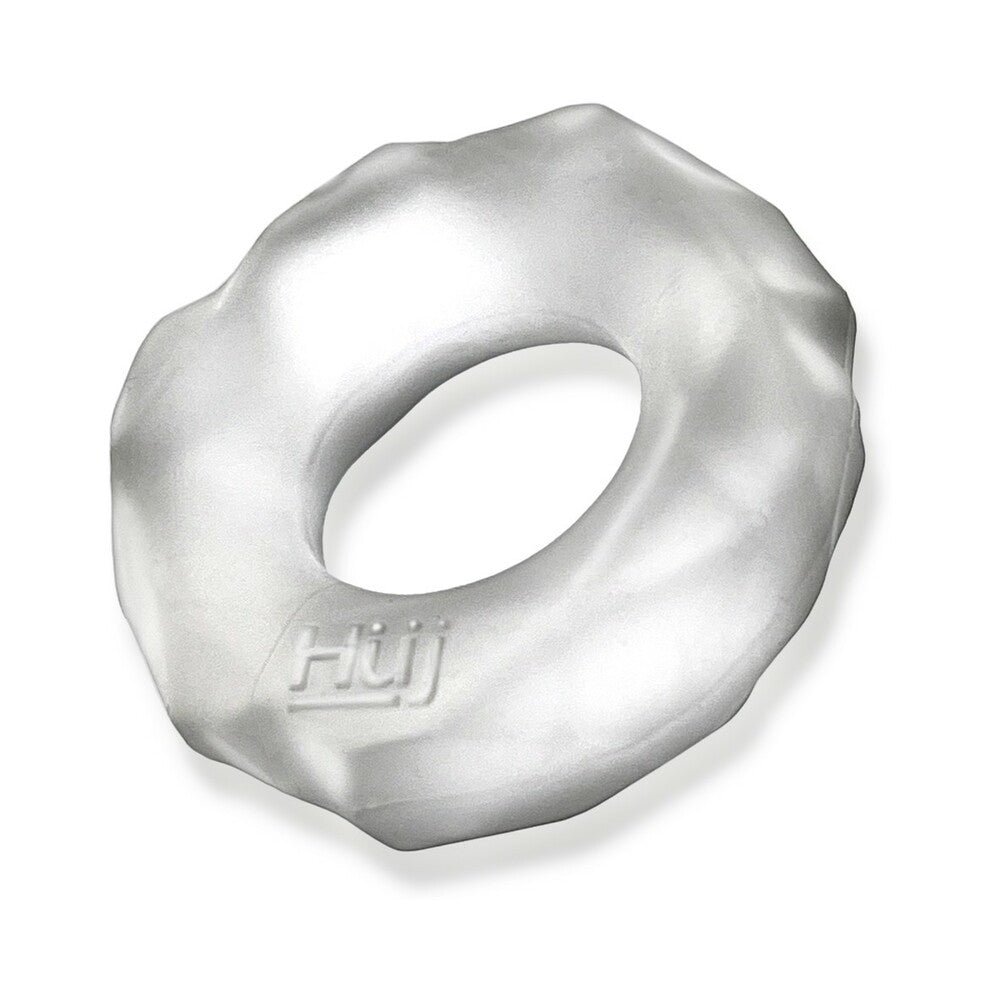 Hunkyjunk Fractal Tactile Cockring Clear Ice - Image 5