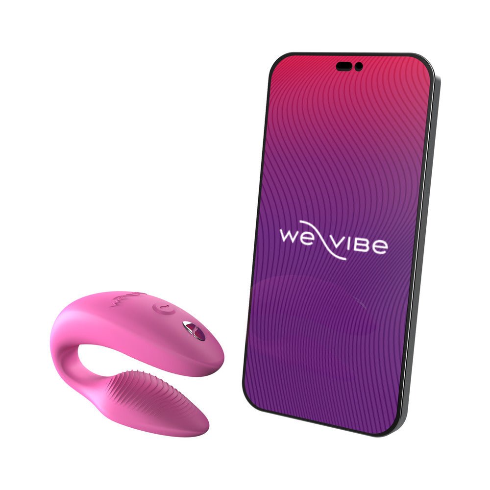 We-Vibe Sync 2 Rechargeable Silicone Couples Vibrator Rose - Image 2