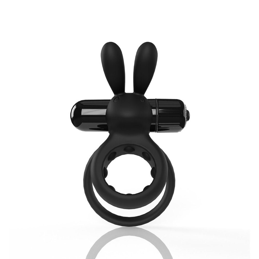 Screaming O 4B Ohare Vibrating Rabbit Double Cockring Black - Image 2