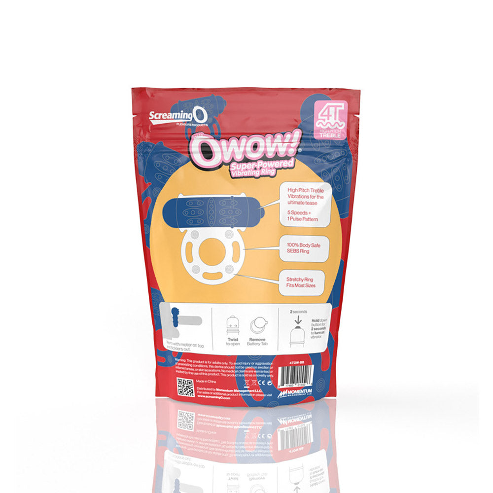 Screaming O 4T OWow Vibrating Cockring Blueberry - Image 6