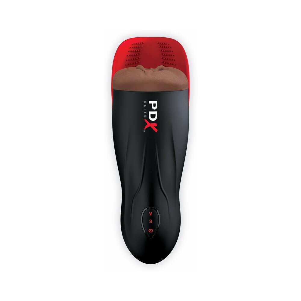 PDX Elite Fuck-O-Matic 2 Rechargeable Vibrating Suction Stroker with Silicone Pulsation Cradle - Image 2