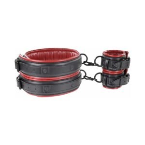 Alternative view of Sportsheets Saffron Adjustable Thigh & Wrist Cuff Set