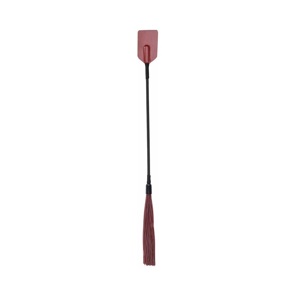 Sportsheets Saffron Tap & Tickle Dual-Ended Crop and Silicone Flogger - Image 2
