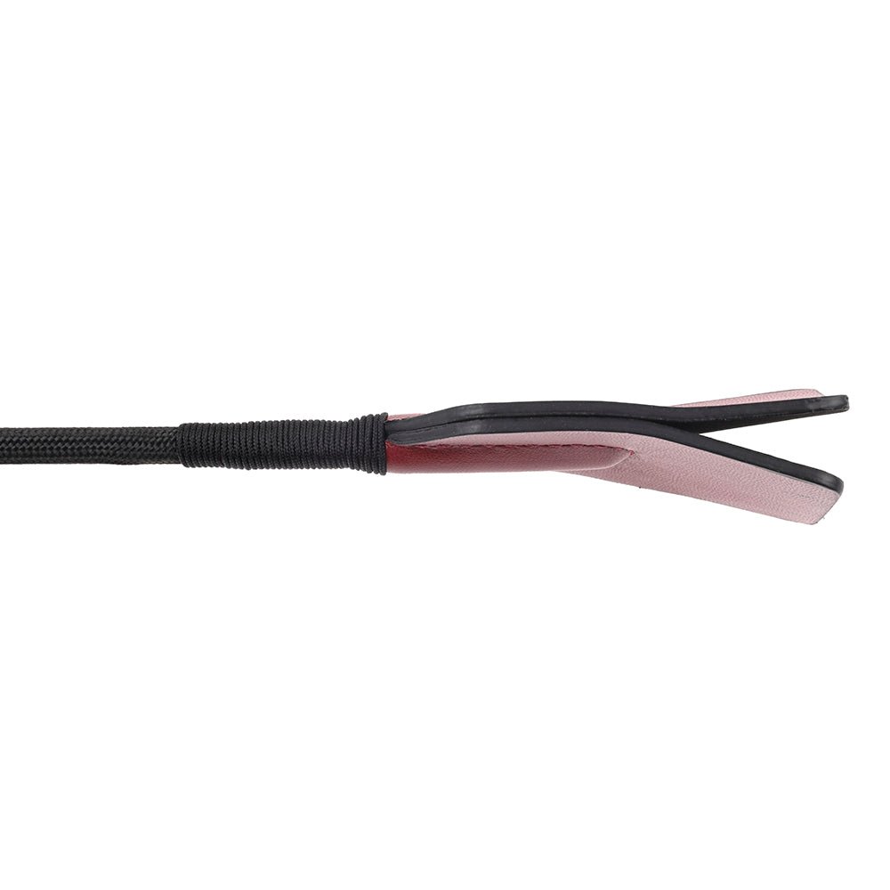 Sportsheets Saffron Tap & Tickle Dual-Ended Crop and Silicone Flogger - Image 4