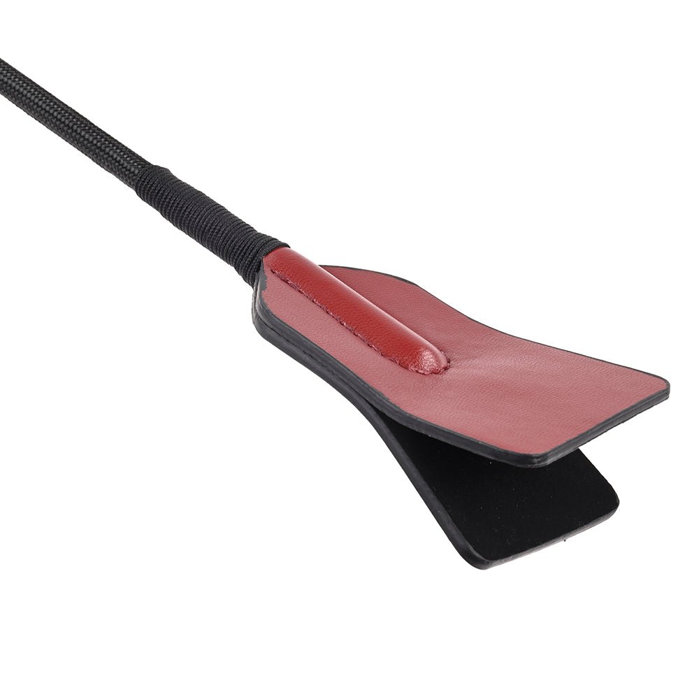 Sportsheets Saffron Tap & Tickle Dual-Ended Crop and Silicone Flogger - Image 5
