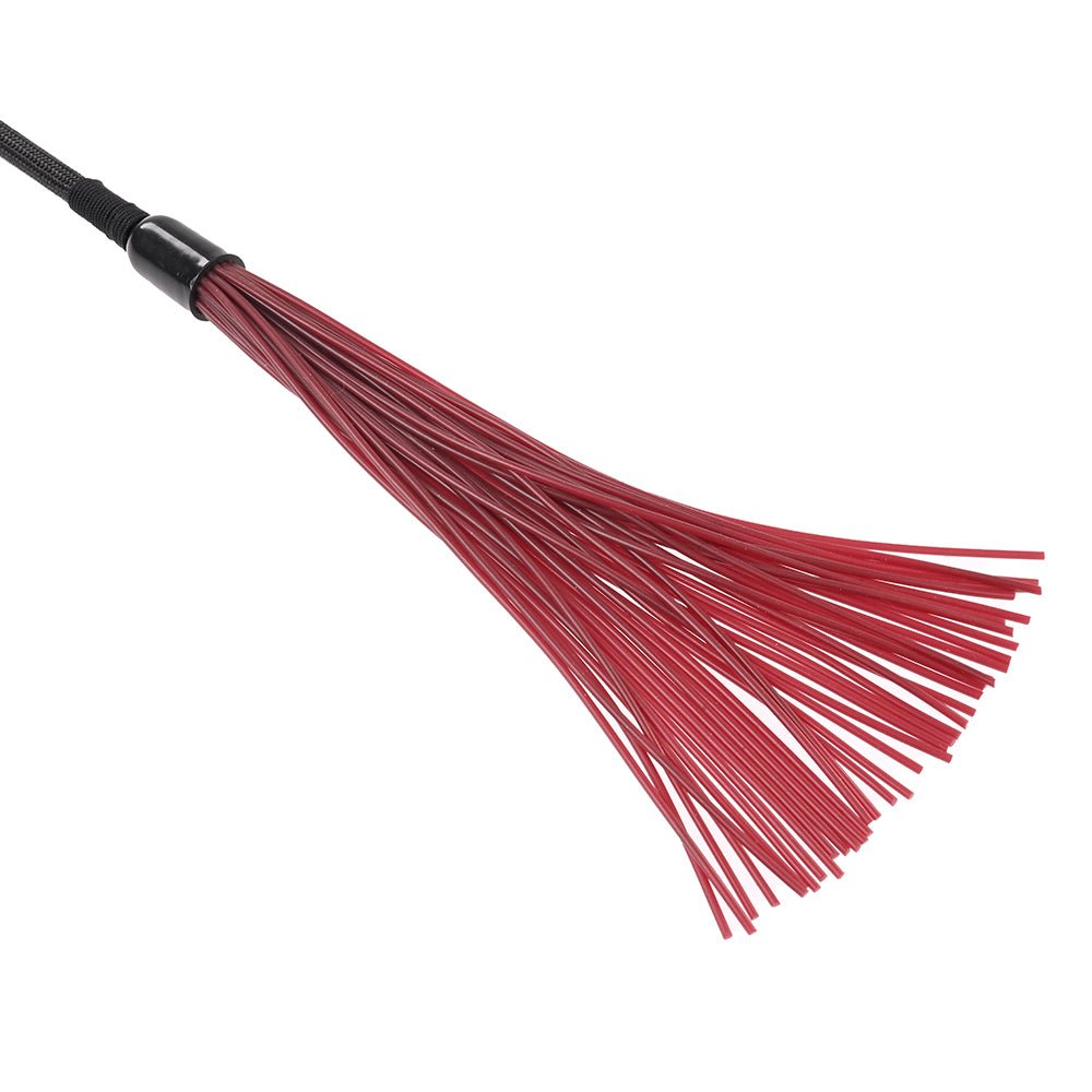 Sportsheets Saffron Tap & Tickle Dual-Ended Crop and Silicone Flogger - Image 6