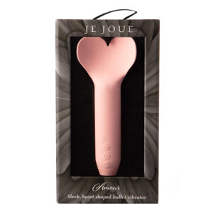 Je Joue Amour Rechargeable Silicone Heart-Shaped Fluttering Tip Bullet Vibrator Pale Rosette - Image 6