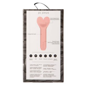 Je Joue Amour Rechargeable Silicone Heart-Shaped Fluttering Tip Bullet Vibrator Pale Rosette - Image 8