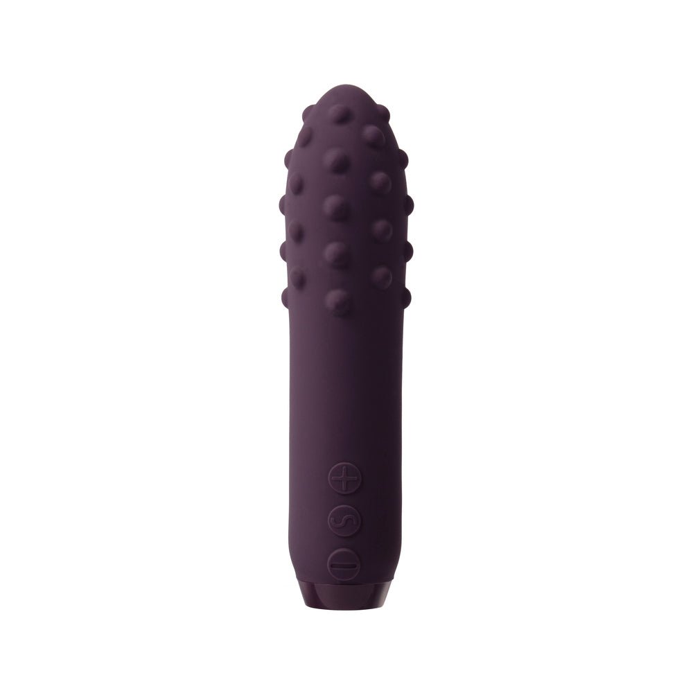 Je Joue Duet Rechargeable Silicone Multi-Surfaced Bullet Vibrator Purple - Image 3