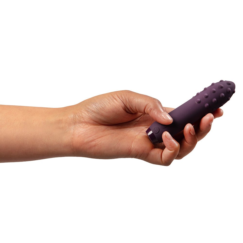 Je Joue Duet Rechargeable Silicone Multi-Surfaced Bullet Vibrator Purple - Image 4