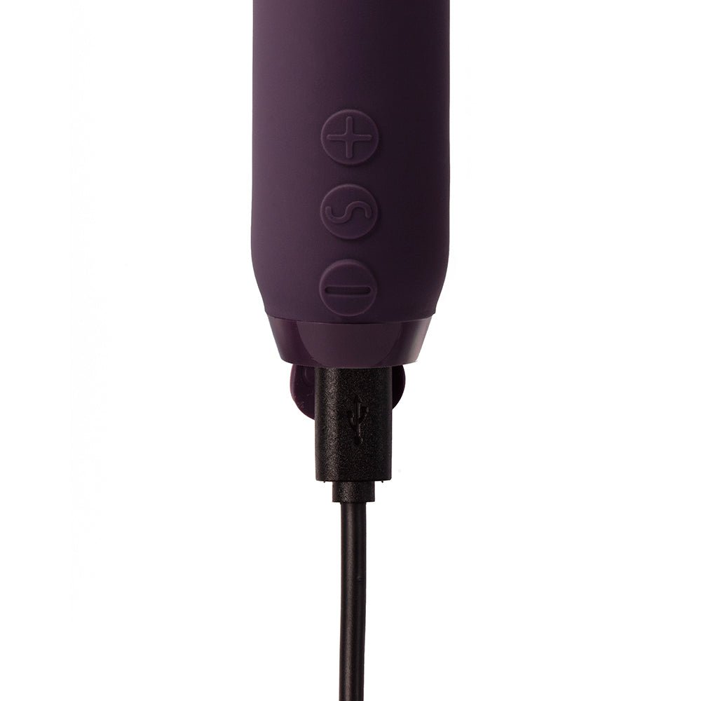 Je Joue Duet Rechargeable Silicone Multi-Surfaced Bullet Vibrator Purple - Image 5