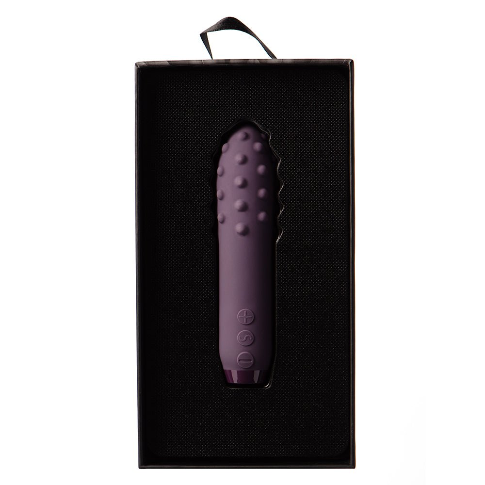 Je Joue Duet Rechargeable Silicone Multi-Surfaced Bullet Vibrator Purple - Image 7