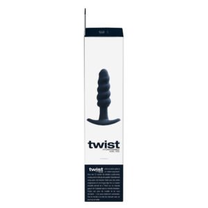 VeDO Twist Rechargeable Silicone Vibrating Anal Plug Black - Image 6