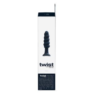 VeDO Twist Rechargeable Silicone Vibrating Anal Plug Black - Image 7