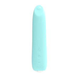 Alternative view of VeDO Boom Rechargeable Warming Silicone Slimline Vibrator Turquoise