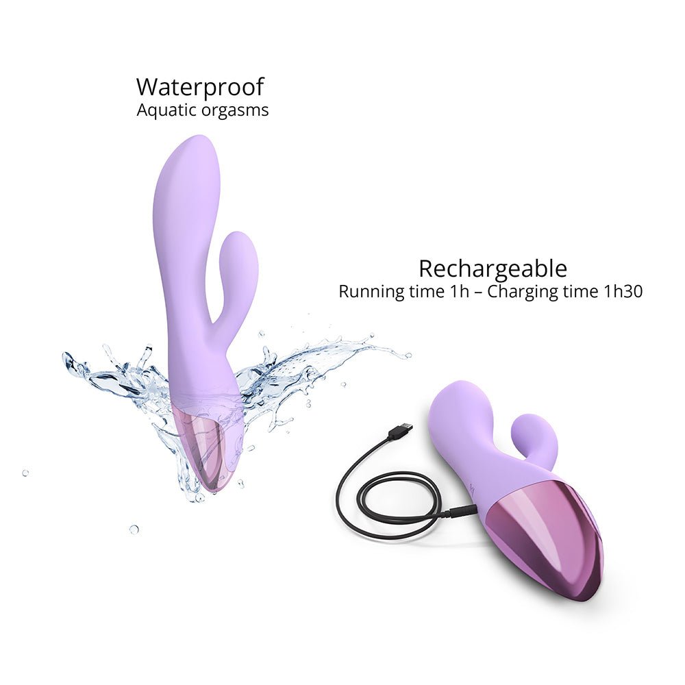 Love to Love Funky Bunny Baby Rabbit Vibrator Viva Mauve - Image 5