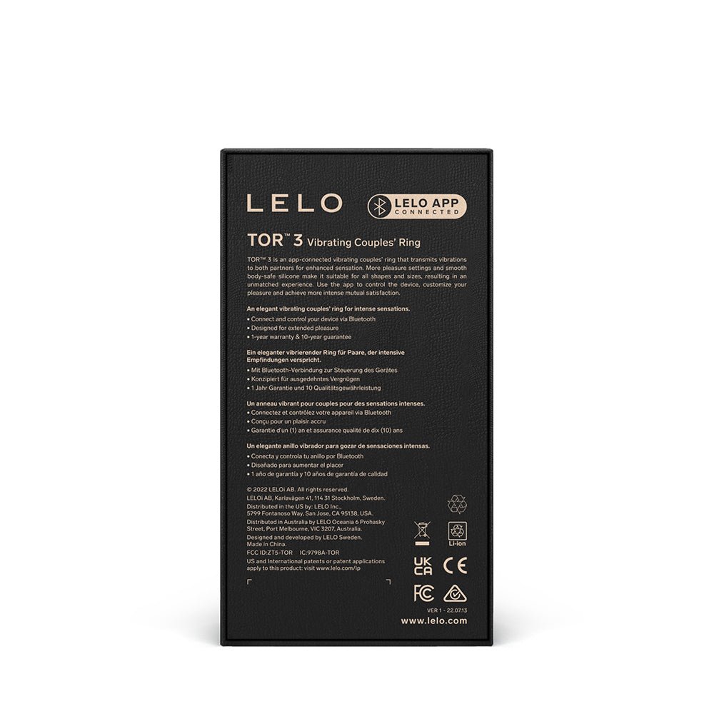 LELO TOR 3 Vibrating Cockring Violet Dust - Image 4