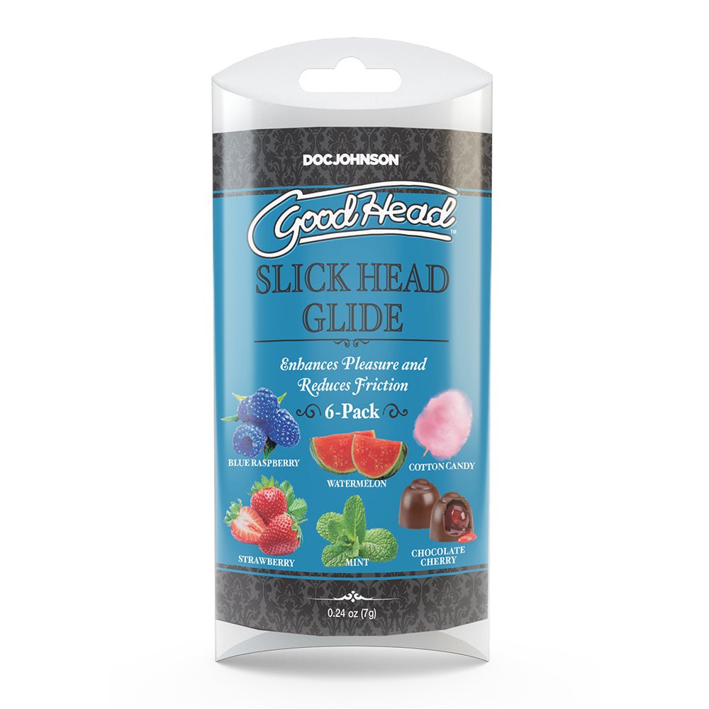 GoodHead Slick Head Glide Multi-Flavor 6-Pack 0.24 oz. - Image 2