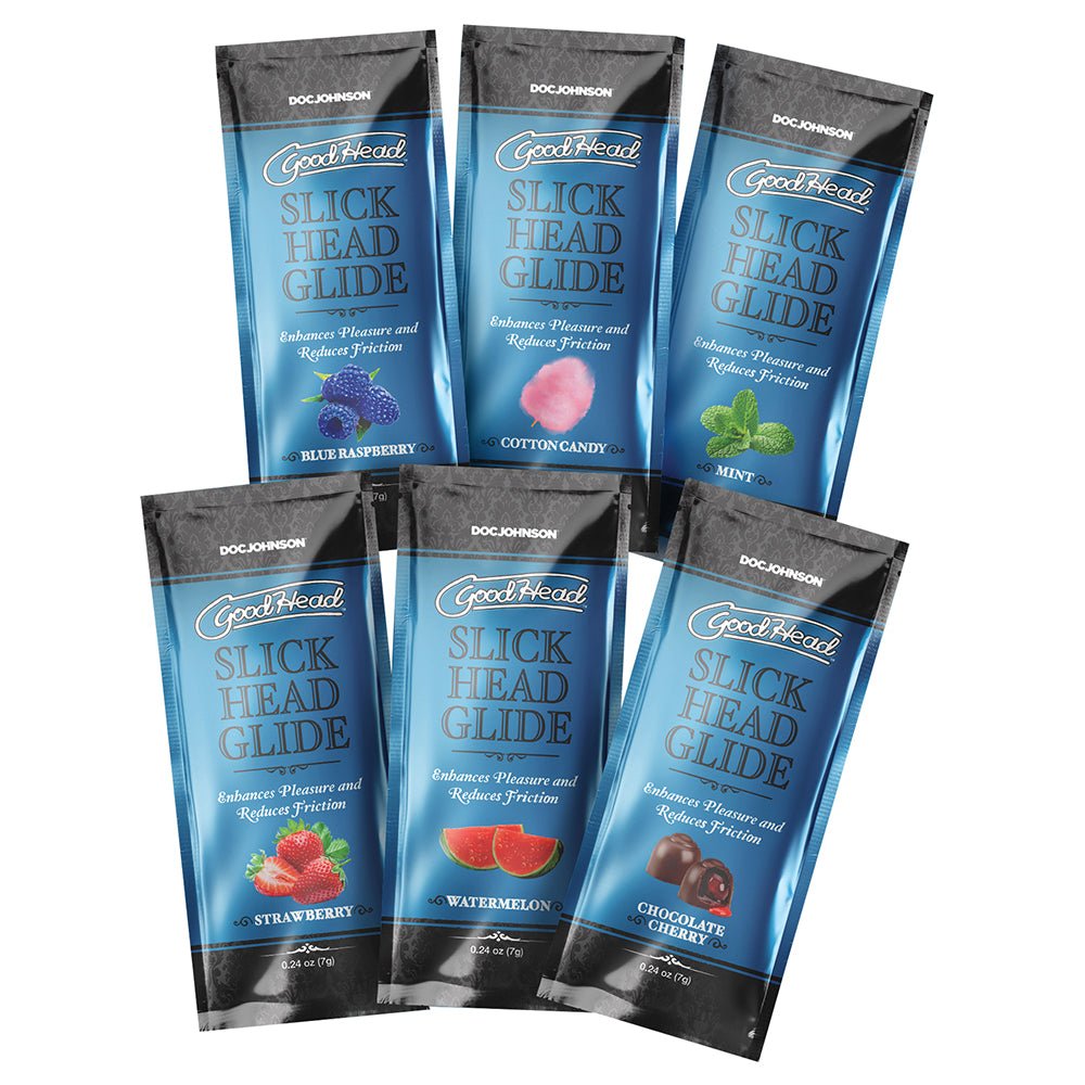 GoodHead Slick Head Glide Multi-Flavor 6-Pack 0.24 oz. - Image 3
