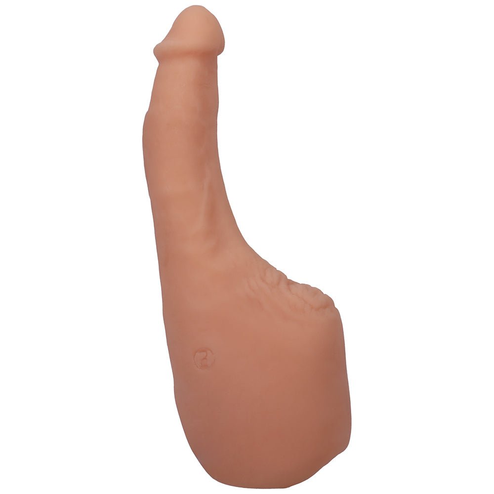 Signature Cocks Transgirls Lena Moon ULTRASKYN Dual Density 4.5 in. Cock with Penetrable Ass Beige - Image 3