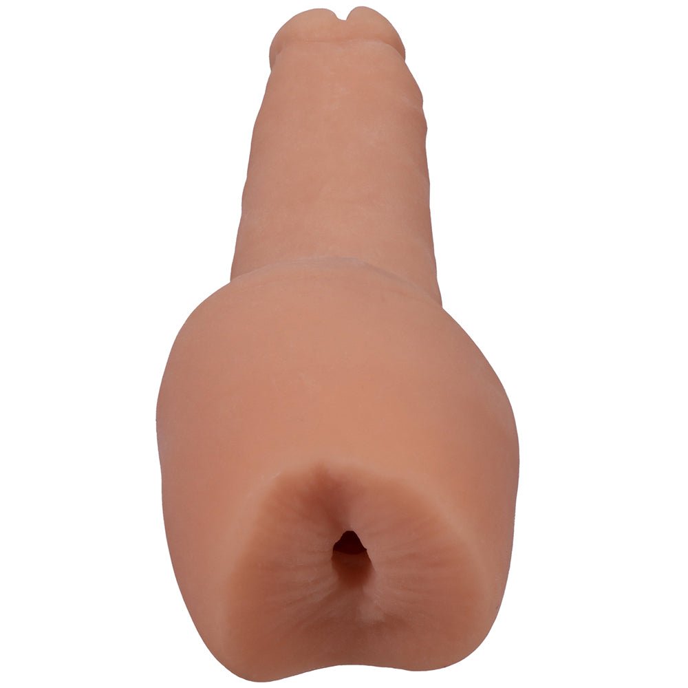 Signature Cocks Transgirls Natalie Mars Dual-Density 4.5 in. Cock with Penetrable Ass Beige - Image 5